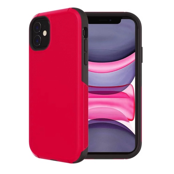 🔥Bundle🔥 2 Cases protect onn. Slim Rugged Phone Case iPhone 11/XR Red NWT NEW - Picture 6 of 9